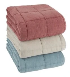 Couverture Matelassée VALMUE 130x180 Prune 7 Couverture Matelassée VALMUE 130x180 Prune -Magasin De Meubles 202242