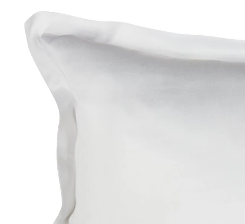 Taie D'oreiller Satin BJOERK 60x63/70 Blanc 2 Taie D'oreiller Satin BJOERK 60x63/70 Blanc – Image 2