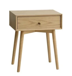 Royal Oak Table De Nuit HOKKSUND 1 Tiroir Chêne Naturel