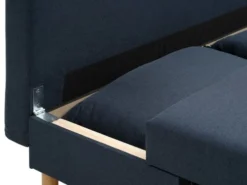 Canapé Convertible NORSMINDE Tissu Bleu -Magasin De Meubles 212263