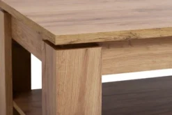 Table Basse LINTRUP 60x110 1 Tablette Coloris Chêne Naturel -Magasin De Meubles 212287