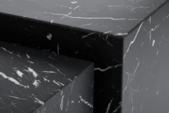 Table Basse TINGSTED 45x45/55x55 Coloris Marbre 2 Pcs -Magasin De Meubles 212311