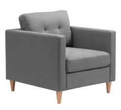 Fauteuil FALSLEV Tissu Gris