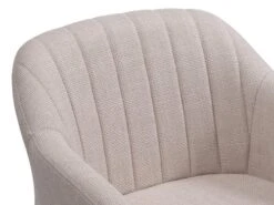 Chaise De Bar ADSLEV Tissu Beige/chêne -Magasin De Meubles 213378