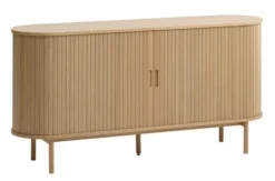 Buffet LYNGVIG 160 Cm 2 Portes Coulissantes Chêne Naturel