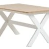 Table VISLINGE 90x150 Naturel/blanc