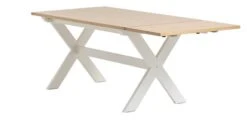 Table VISLINGE 90x150 Naturel/blanc -Magasin De Meubles 213633 1