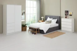 Commode 4 Tiroirs LIMFJORDEN Blanc -Magasin De Meubles 213843 1