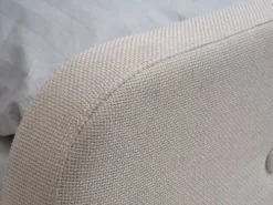 Cadre De Lit KONGSBERG 140x200 Tissu Beige -Magasin De Meubles 214393