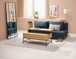 Table Basse AABENRAA L110 Plateau Rel./rangement Coloris Ch. -Magasin De Meubles 214541 2