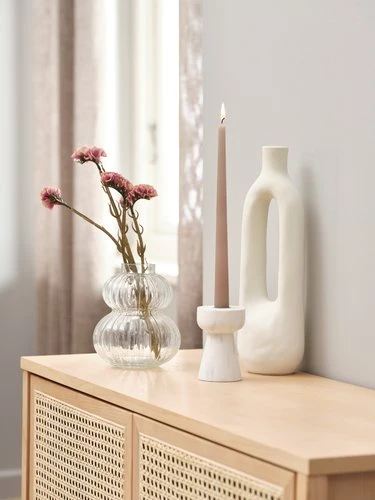 Vase INGEMAR L10xL8xH34cm Blanc 6 Vase INGEMAR L10xL8xH34cm Blanc – Image 6