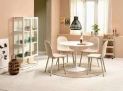 Table RINGSTED Ø100 Blanc -Magasin De Meubles 214968 2