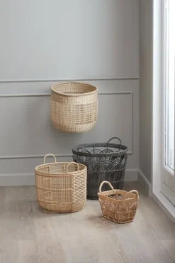 Panier ALVAR Ø35xH35cm Naturel -Magasin De Meubles 215333 2