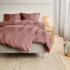 Parure De Lit Satin BARBO 240x220 Taupe -Magasin De Meubles 218018