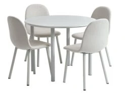 Table HANSTED Ø100 Gris Chaud -Magasin De Meubles 220253 1