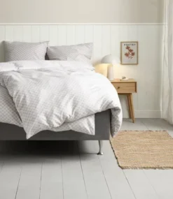 Parure De Lit Seersucker BEATE 240x220 Gris -Magasin De Meubles 220785
