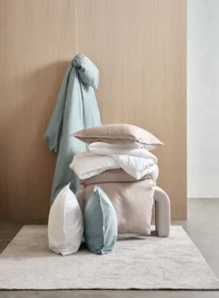 Parure De Lit Satin INGEBORG 240x220 Blanc 9 Parure De Lit Satin INGEBORG 240x220 Blanc -Magasin De Meubles 220800