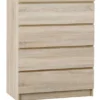 Commode 4 Tiroirs LIMFJORDEN Coloris Chêne Clair