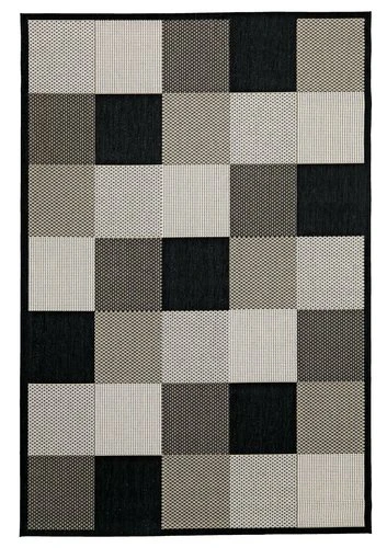 Tapis RIPS 130x193 Noir/beige 1 Tapis RIPS 130x193 Noir/beige
