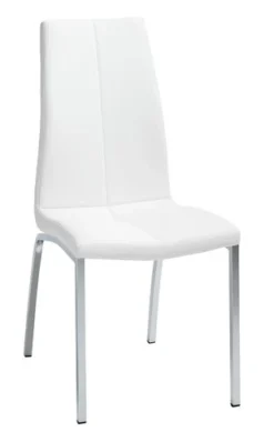 Chaise HAVNDAL Blanc/chrome