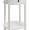 Table De Nuit EGEBY 1 Tiroir Blanc