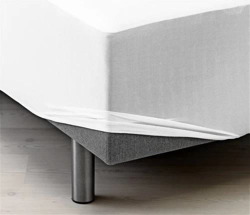 Basic Drap-housse Imperméable GUNN 90x200x30 Blanc 1 Basic Drap-housse Imperméable GUNN 90x200x30 Blanc