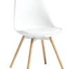 Royal Oak Chaise KASTRUP Blanc/chêne