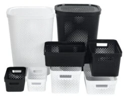 Panier à Linge INFINITY Plastique Blanc 6 Panier à Linge INFINITY Plastique Blanc -Magasin De Meubles 82764