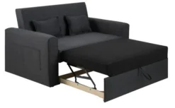 Canapé Convertible LANDERSLEV Gris Foncé -Magasin De Meubles 85860