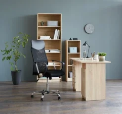 Bibliothèque HORSENS 5 Tablettes Chêne -Magasin De Meubles 86012