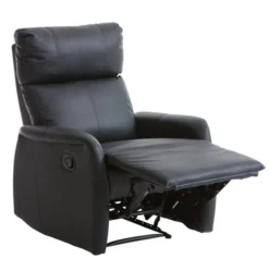 Fauteuil Inclinable VEJEN Noir -Magasin De Meubles 86067
