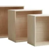 Étagère Murale ILBRO 3 Pcs/pqt Naturel